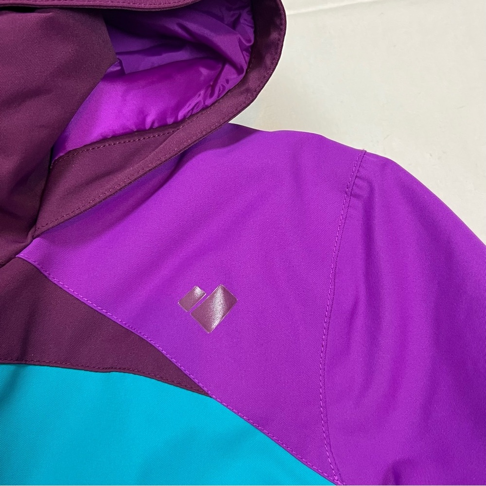 OBERMEYER ASPEN Tabor Insulated Hooded Ski Jacket Teen Girls Size XL 18 Purple - Picture 4 of 11